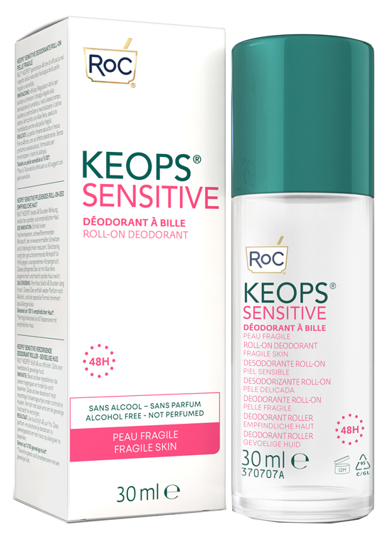 ROC KEOPS DEODORANTE ROLL-ON 48H SENSITIVE 30 ML - Farmacia Nuova Dr.ssa Gabriella Catellani