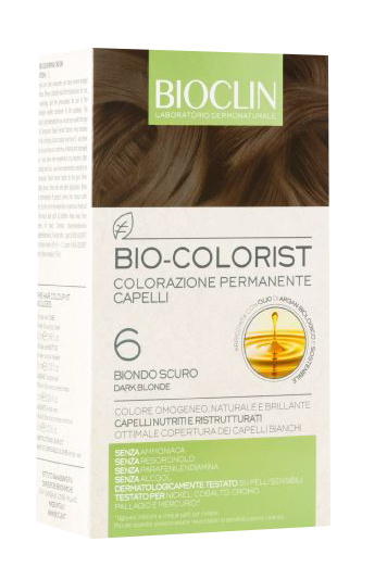BIOCLIN BIO COLOR FAST&PERFECTION 6,0 BIONDO SCURO CREMA COLORANTE 60 ML + RIVELATORE IN CREMA 60 ML + BIO COLOR SHAMPOO 10 ML + BIO COLOR MASCHERA 10 ML - Farmacia Nuova Dr.ssa Gabriella Catellani