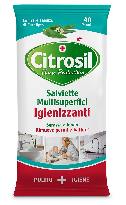 CITROSIL SALVIETTE IGIENIZZANTI EUCALIPTO 40 PEZZI - Farmacia Nuova Dr.ssa Gabriella Catellani