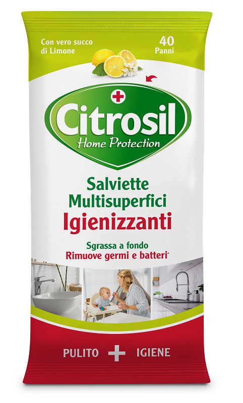 CITROSIL SALVIETTE IGIENIZZANTI LIMONE 40 PEZZI - Farmacia Nuova Dr.ssa Gabriella Catellani