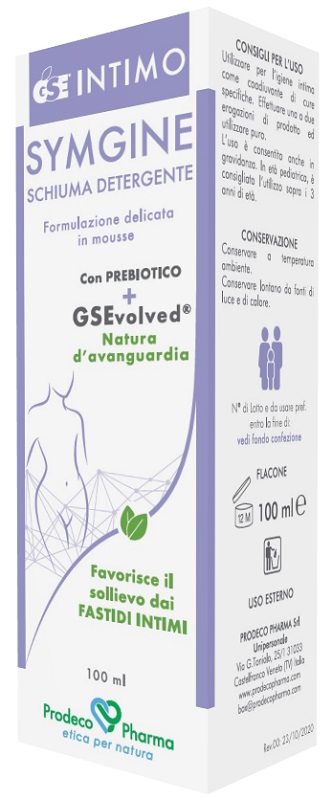 GSE INTIMO SYMGINE SCHIUMA DETERGENTE 100 ML - Farmacia Nuova Dr.ssa Gabriella Catellani