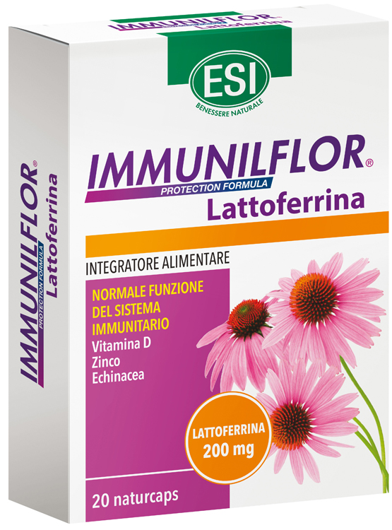 ESI IMMUNILFLOR LATTOFERRINA 20 NATURCAPS - Farmacia Nuova Dr.ssa Gabriella Catellani