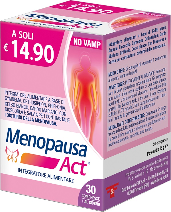 MENOPAUSA ACT 30 COMPRESSE - Farmacia Nuova Dr.ssa Gabriella Catellani