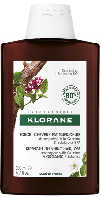 KLORANE SHAMPOO CHININA-STELLA ALPINA BIO 200 ML - Farmacia Nuova Dr.ssa Gabriella Catellani