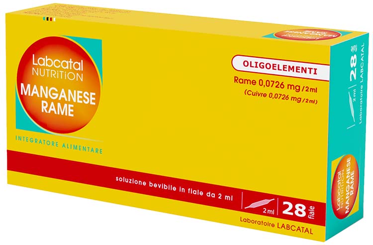 LABCATAL NUTRITION MANGANESE/RAME 28 FIALE 2 ML - Farmacia Nuova Dr.ssa Gabriella Catellani