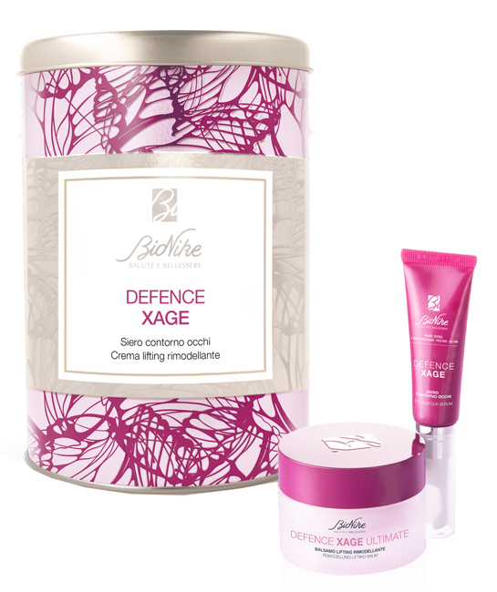 DEFENCE XAGE KIT NATALE 2021 EYELIFT CONTORNO OCCHI 15 ML + ULTIMATE LIFTING RIMODELLANTE CREMA 50 ML - Farmacia Nuova Dr.ssa Gabriella Catellani