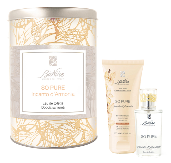 SO PURE INCANTO D'ARMONIA KIT NATALE 2021 EAU DE TOILETTE 50 ML + DOCCIA SCHIUMA 200 ML - Farmacia Nuova Dr.ssa Gabriella Catellani