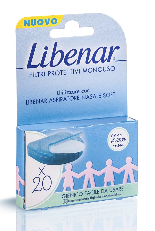 LIBENAR ASPIRATORE NASALE SOFT FILTRI 20 PEZZI - Farmacia Nuova Dr.ssa Gabriella Catellani