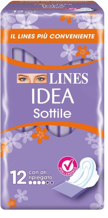 LINES IDEA SOTTILI RIPIEGATI ALI 12 PEZZI - Farmacia Nuova Dr.ssa Gabriella Catellani