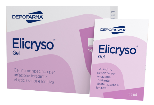 ELICRYSO GEL INTIMO IDRATANTE ELASTICIZZANTE E LENITIVO 14 BUSTINE DA 1,5 ML - Farmacia Nuova Dr.ssa Gabriella Catellani