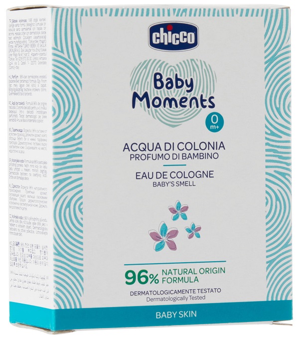 CHICCO BABY MOMENTS ACQUA DI COLONIA PROFUMO DI BAMBINO 100 ML - Farmacia Nuova Dr.ssa Gabriella Catellani