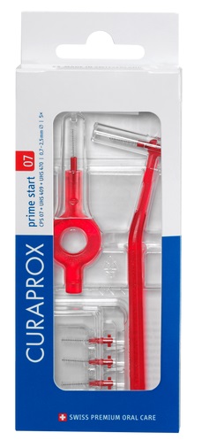 CURAPROX CPS 07 SCOVOLINO PRIME START 07 RED 5 PEZZI - Farmacia Nuova Dr.ssa Gabriella Catellani