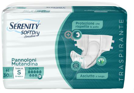 PANNOLONE MUTANDINA SERENITY SD SENSITIVE SUPER M 15 PEZZI - Farmacia Nuova Dr.ssa Gabriella Catellani