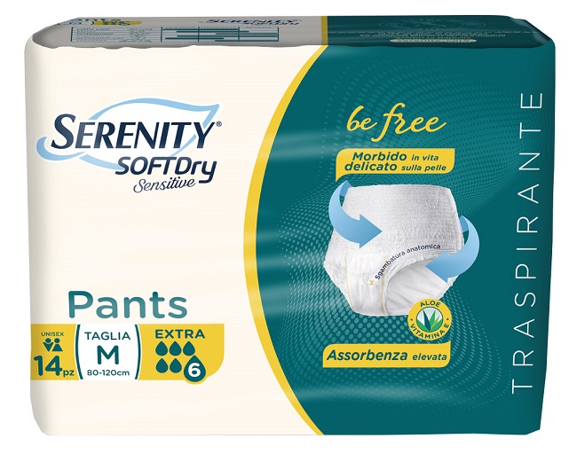 SERENITY PANTS SD SENSITIVE EXTRA M 14 PEZZI - Farmacia Nuova Dr.ssa Gabriella Catellani