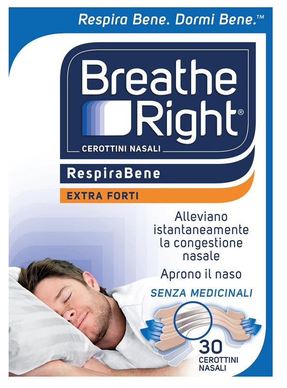 CEROTTI NASALI BREATHE RIGHT EXTRA FORTE 30 PEZZI - Farmacia Nuova Dr.ssa Gabriella Catellani