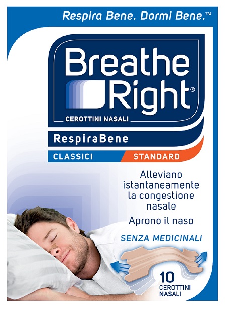 CEROTTI NASALI BREATHE RIGHT NARHINEL 10 PEZZI - Farmacia Nuova Dr.ssa Gabriella Catellani