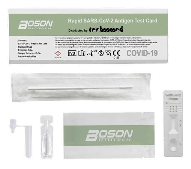 TEST ANTIGENICO RAPIDO COVID-19 AUTODIAGNOSTICO DETERMINAZIONE QUALITATIVA ANTIGENI SARS-COV-2 IN TAMPONI NASALI MEDIANTE IMMUNOCROMATOGRAFIA - Farmacia Nuova Dr.ssa Gabriella Catellani
