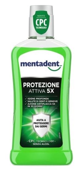 MENTADENT COLLUTORIO PROTEZIONE ATTIVA 400 ML - Farmacia Nuova Dr.ssa Gabriella Catellani