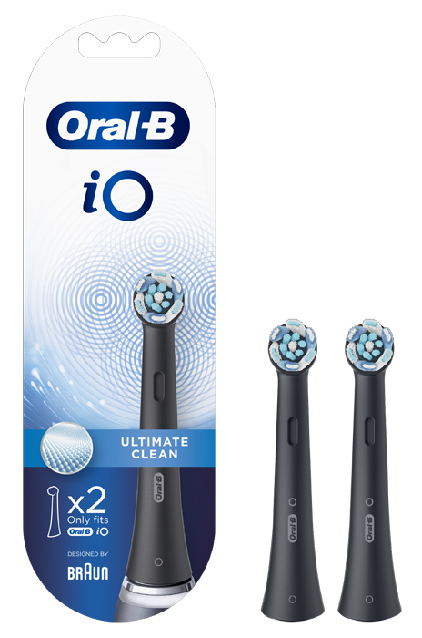 ORALB POWER REFILL IO ULTIMATE CLEAN BLACK 2 PEZZI - Farmacia Nuova Dr.ssa Gabriella Catellani