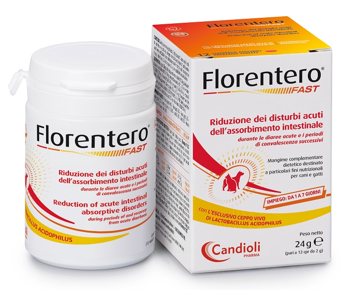 FLORENTERO FAST BARATTOLO DA 12 COMPRESSE APPETIBILI DA 2 G - Farmacia Nuova Dr.ssa Gabriella Catellani