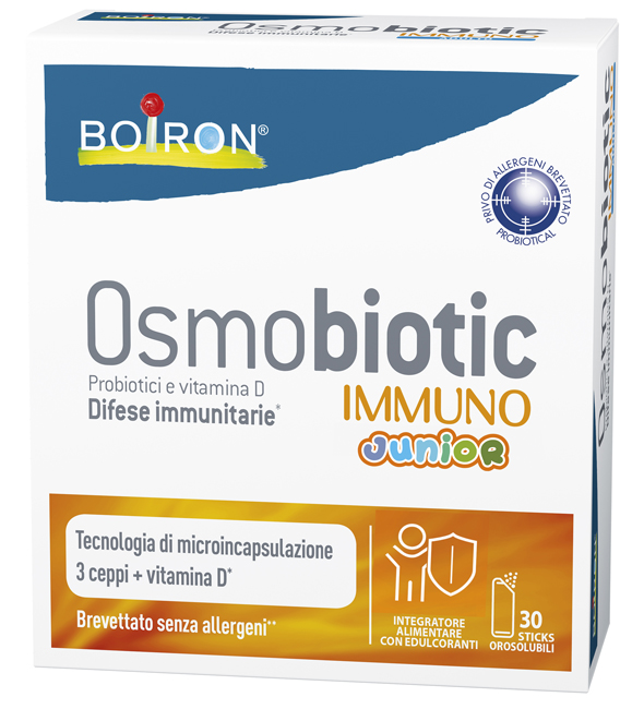 OSMOBIOTIC IMMUNO JUNIOR 30 STICK - Farmacia Nuova Dr.ssa Gabriella Catellani