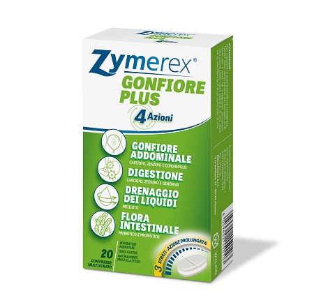 ZYMEREX GONFIORE PLUS 20 COMPRESSE - Farmacia Nuova Dr.ssa Gabriella Catellani