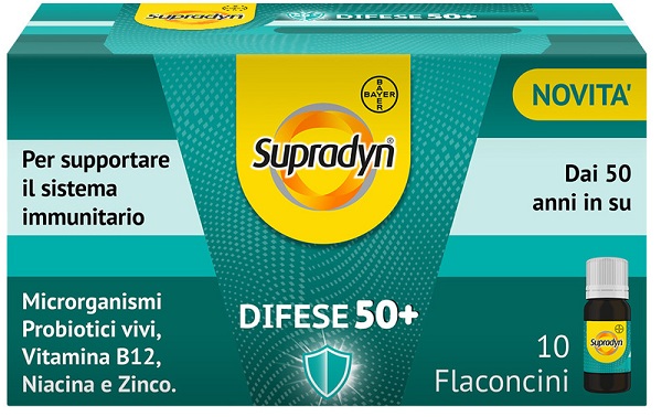 SUPRADYN DIFESE 50+ 10 FLACONCINI 10 ML - Farmacia Nuova Dr.ssa Gabriella Catellani