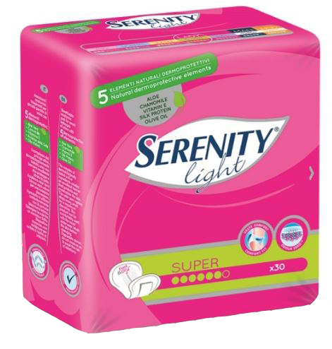 PANNOLONE PER INCONTINENZA SERENITY LIGHT LADY SUPER 12 PEZZI - Farmacia Nuova Dr.ssa Gabriella Catellani