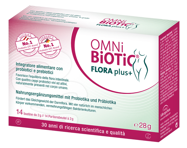 OMNI BIOTIC FLORA PLUS+ 14 BUSTINE DA 2 G - Farmacia Nuova Dr.ssa Gabriella Catellani