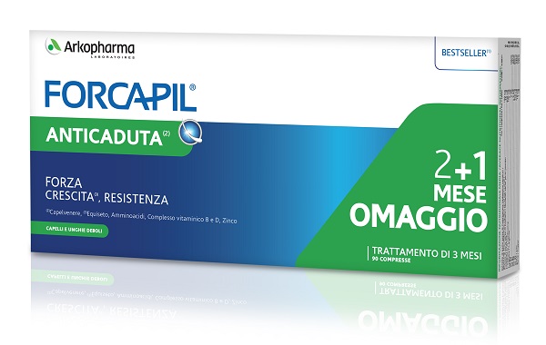 FORCAPIL ANTICADUTA 90CPR 2+1 MESE IN OMAGGIO - Farmacia Nuova Dr.ssa Gabriella Catellani