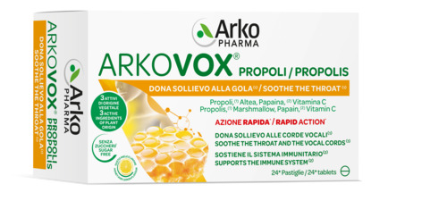 ARKOVOX PROPOLI MIELE/LIMONE 24 COMPRESSE - Farmacia Nuova Dr.ssa Gabriella Catellani