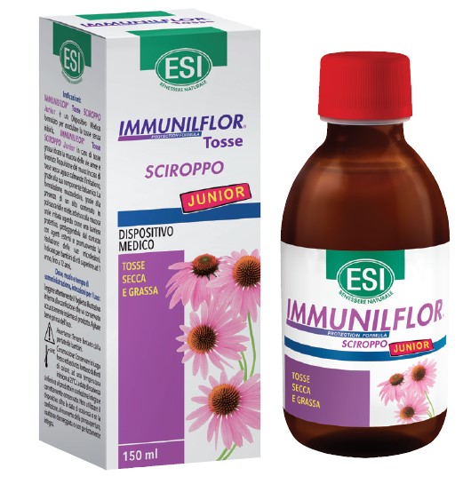 ESI IMMUNILFLOR SCIROPPO TOSSE JUNIOR 150 ML - Farmacia Nuova Dr.ssa Gabriella Catellani