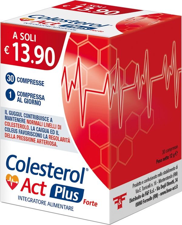 COLESTEROL ACT PLUS FORTE 30 COMPRESSE - Farmacia Nuova Dr.ssa Gabriella Catellani