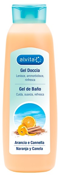 ALVITA GEL DOCCIA ARANCIA E CANNELLA 300 ML - Farmacia Nuova Dr.ssa Gabriella Catellani