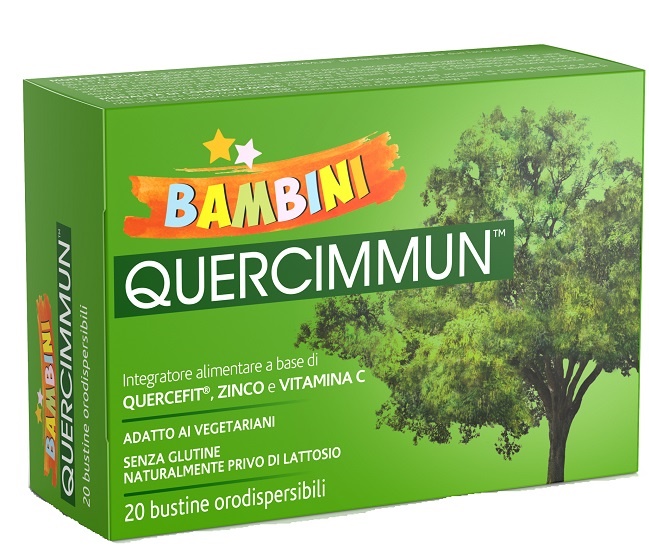 QUERCIMMUN BAMBINI 20 BUSTINE OROSOLUBILI - Farmacia Nuova Dr.ssa Gabriella Catellani