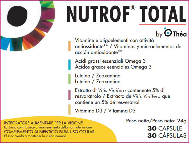 NUTROF TOTAL 30 CAPSULE - Farmacia Nuova Dr.ssa Gabriella Catellani