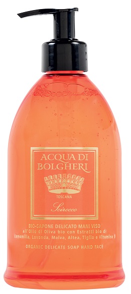 ACQUA DI BOLGHERI SAPONE DELICATO BIO SCIROCCO 500 ML - Farmacia Nuova Dr.ssa Gabriella Catellani