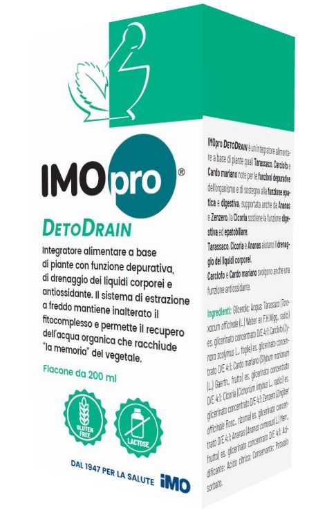 IMOPRO DETODRAIN 200 ML - Farmacia Nuova Dr.ssa Gabriella Catellani