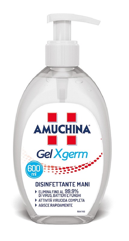 AMUCHINA GEL X-GERM DISINFETTANTE MANI 600 ML IT - Farmacia Nuova Dr.ssa Gabriella Catellani
