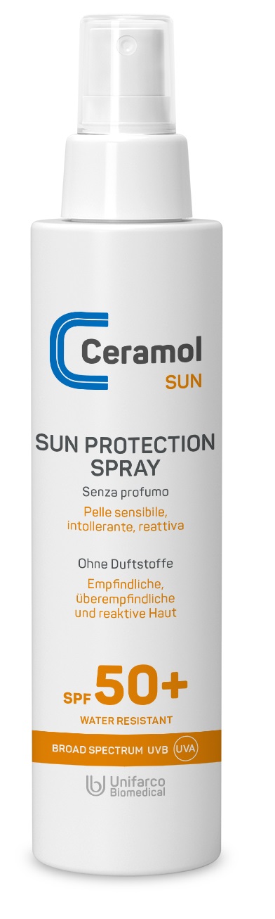 CERAMOL SUN PROTECTION SPRAY SPF50+ 150 ML - Farmacia Nuova Dr.ssa Gabriella Catellani