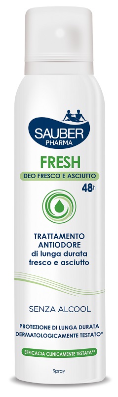 SAUBER FRESH DEODORANTE SPRAY 150 ML - Farmacia Nuova Dr.ssa Gabriella Catellani