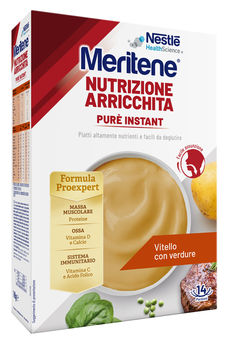 MERITENE PURE' INSTANT VITELLO CON VERDURE 1 KG - Farmacia Nuova Dr.ssa Gabriella Catellani
