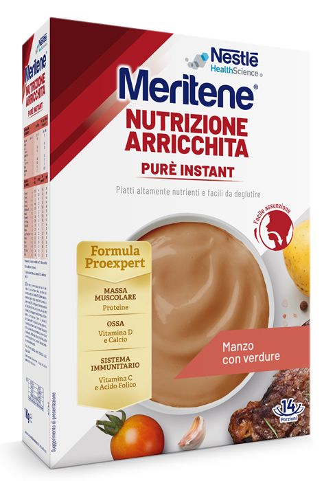 MERITENE PURE' INSTANT MANZO CON VERDURE 1 KG - Farmacia Nuova Dr.ssa Gabriella Catellani