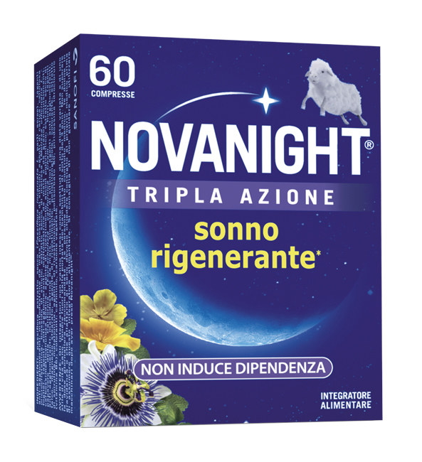NOVANIGHT TRIPLA AZIONE SONNO RIGENERANTE 60 COMPRESSE - Farmacia Nuova Dr.ssa Gabriella Catellani