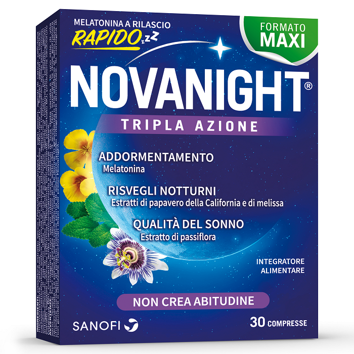 NOVANIGHT 30 COMPRESSE RILASCIO RADIDO NEW - Farmacia Nuova Dr.ssa Gabriella Catellani