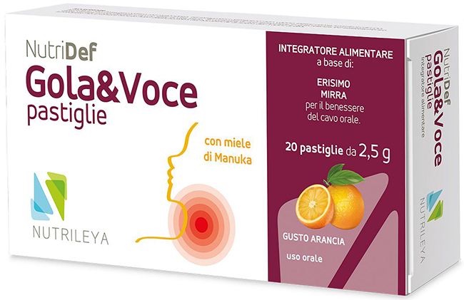 GOLA & VOCE SUGAR FREE ARANCIA 20 PASTIGLIE - Farmacia Nuova Dr.ssa Gabriella Catellani
