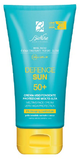 DEFENCE SUN CREMA VISO FONDENTE 50+ 50 ML - Farmacia Nuova Dr.ssa Gabriella Catellani