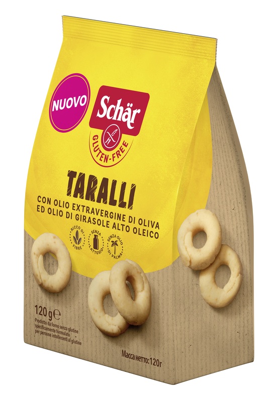 SCHAR TARALLI SENZA LATTOSIO 120 G - Farmacia Nuova Dr.ssa Gabriella Catellani
