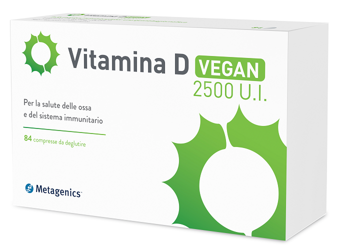 VITAMINA D 2500 UI VEGAN 84 COMPRESSE - Farmacia Nuova Dr.ssa Gabriella Catellani