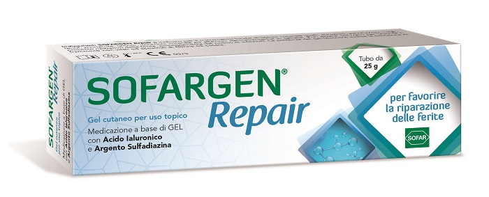 MEDICAZIONE SOFARGEN GEL ACIDO IALURONICO E ARGENTO SULFADIAZINA TUBETTO 25 G - Farmacia Nuova Dr.ssa Gabriella Catellani